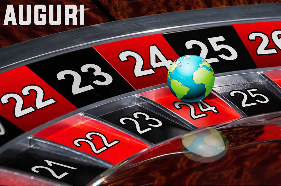 Immagine  auguri 2024  con gioco roulette con pianeta terra fermo sul 24 rosso